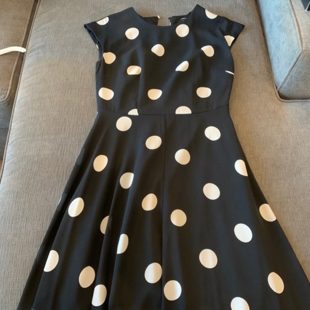 Who What Wear Polka Dot Maxi Dress